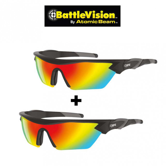 Battle Vision Glasses - set de 2 perechi de ochelari sport polarizati