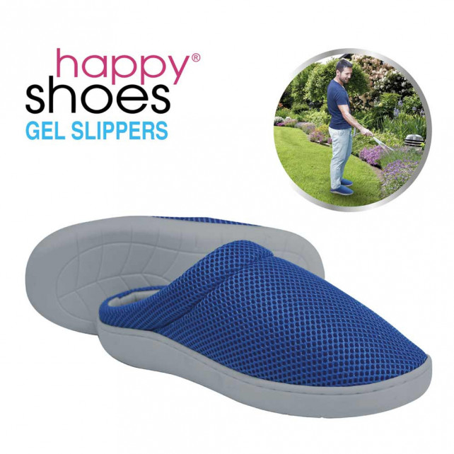 Happy Shoes Gel Slippers - papuci de casa anatomici cu bambus si talpa din gel