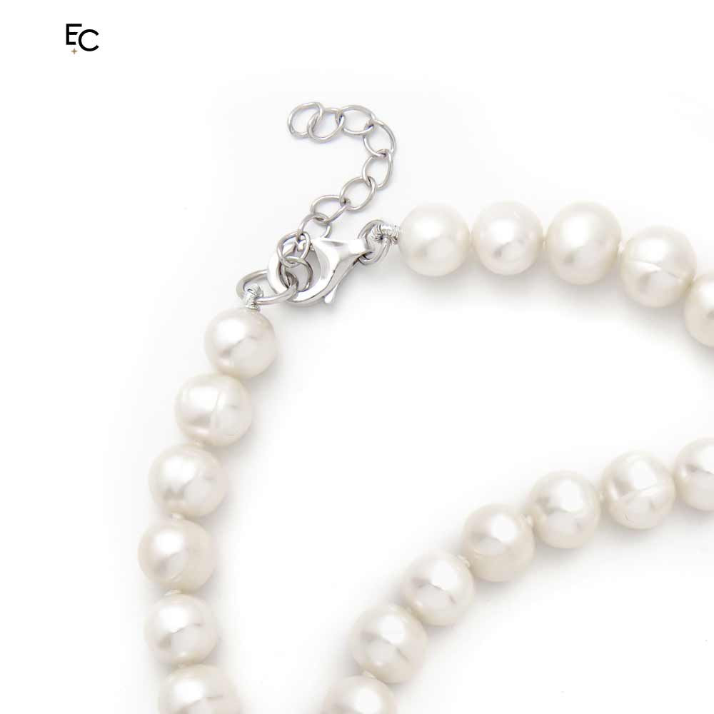 Freshwater pearl necklace store and bracelet set