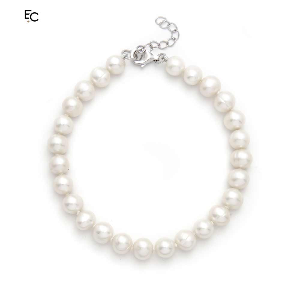 Freshwater pearl necklace and bracelet set deals
