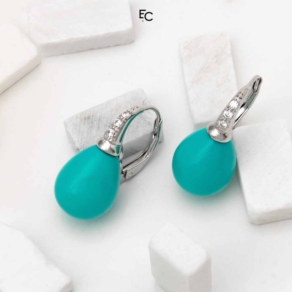 Continuous agency shortly Cercei din Argint 925 cu Turcoaz si Zirconiu (02-850BLU) | pret 179lei | iShop24 Continuous agency shortly Cercei din Argint 925 cu Turcoaz si Zirconiu (02-850BLU) | pret 179lei | iShop24