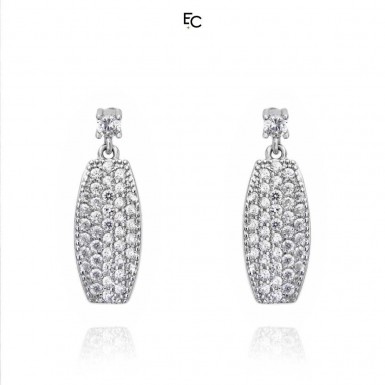 Cercei din Argint 925 cu Zirconiu (02-1133W)