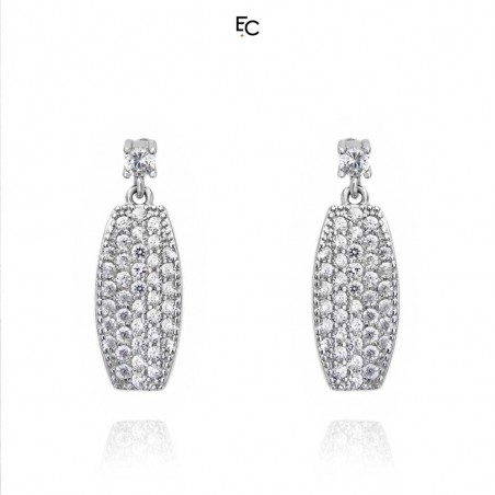 Cercei din Argint 925 cu Zirconiu (02-1133W)
