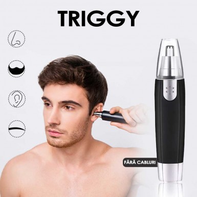 Triggy - trimmer pentru parul din nas si urechi
