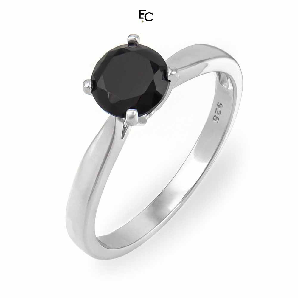 Set in sterling silver with black Zircon stones 01 2491BLK