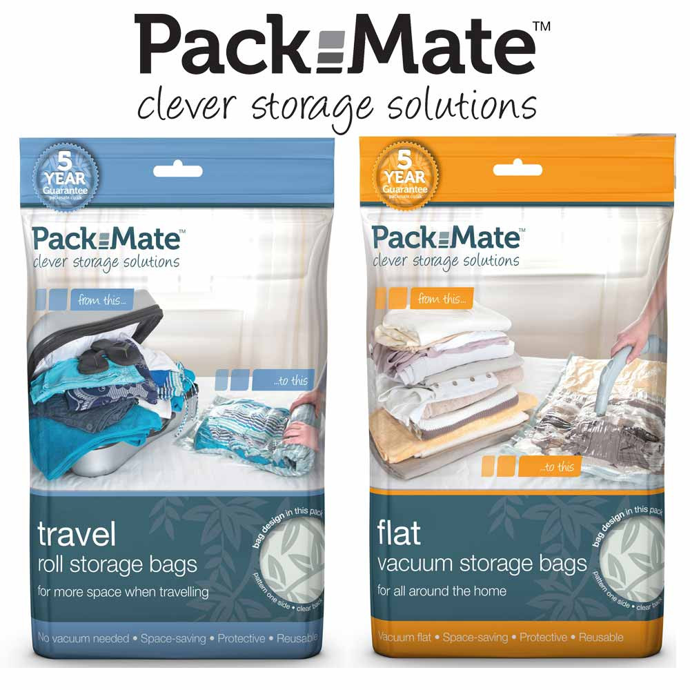 PackMate Vacuum Storage Bags - set de 6 pungi de depozitare in vid
