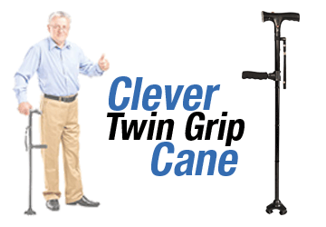 Clever Twin Grip Cane